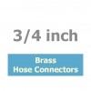 Brass Hose Connectors 3/4 inch
